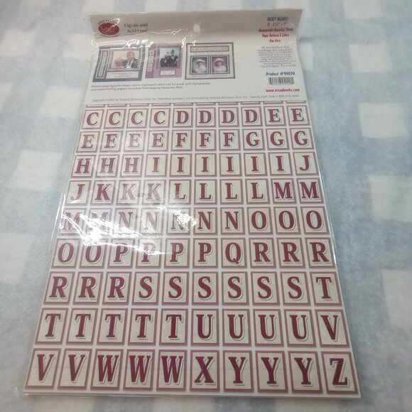 Memories Forever & Keeping Memories Alive Alphabet Scrapbook Bundle - Picture 7 of 12